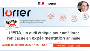 RDV LORIER - L’EDA, un outil éthique pour améliorer l’efficacité en expérimentation animale par Brigitte Rault