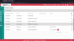 Enregistrer un suivi de ses formations sur Agir