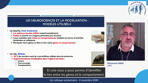 1er colloque anniversaire GIS Autisme et TND / Mohamed JABER / Modèles expérimentaux et applications cliniques (version sous-tirée)