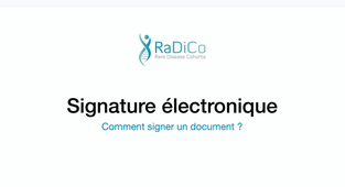 Signature électronique