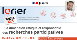 RDV LORIER - La dimension éthique et responsable des recherches participatives par Fabian Docagne