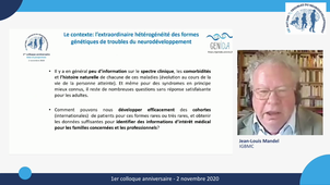 1er colloque anniversaire GIS Autisme et TND / Jean-Louis MANDEL / Recherche participative en action
