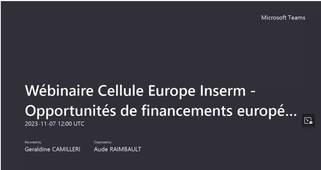 Webinaire Cellule Europe 2023