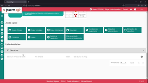 Exploiter les données et alertes sur Agir : rechercher, exporter...