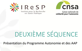 Programme Autonomie 2021 - Présentation générale et détail des appels à projets