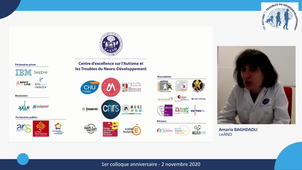 1er colloque anniversaire GIS Autisme et TND / Amaria BAGHDADLI / Bilan 1ère année du Centre d'Excellence ceAND