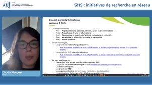 Les recherches en Sciences Humaines et Sociales pour les personnes concernées par les TSA-TND : quels principes, quelles méthodes, quelles implications ? - Conclusions générales de la journée