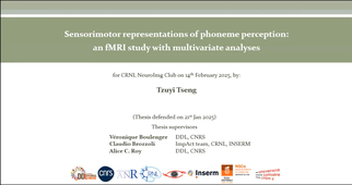 NeuroImaging Club : Dr Tzuyi Tseng (2025/02)