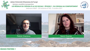 16ème Université d'Automne de l'ARAPI - Episode 1 : du cerveau au comportement - session de e-poster du matin