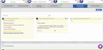 COMMUNICATION - Tableau de bord