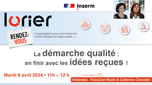 RDV LORIER - La démarche qualité : en finir avec les idées reçues ! par Françoise Redini & Catherine Chevalier